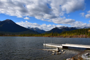 Canadian Rockies - Banff and Jasper national parks. Mountains, rivers and lakes, pristine nature,...
