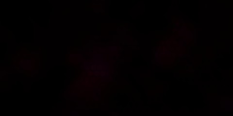 Dark Purple vector backdrop with dots. Modern abstract illustration with colorful circle shapes. Design for posters, banners.