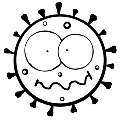 funny cartoon coronavirus