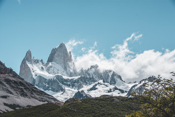 Fototapeta na wymiar Pitz foi chalten Patagonia argentina 