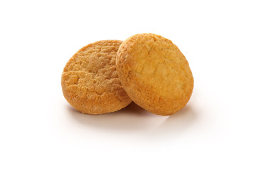 Fototapeta na wymiar shortbread cookies on a white background