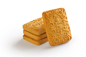 rectangular shortbread cookies on a white background
rectangular cookie, square cookie