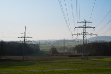 high voltage power lines