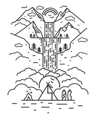 summer holiday and vacation vector