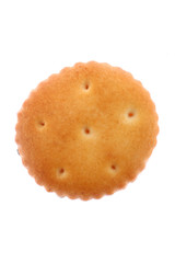 Chocolate chip And Salted cookie isolated on white background