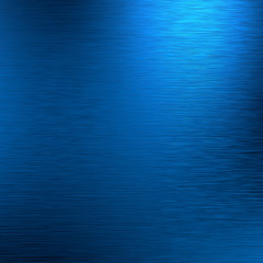 Blue Anodized Alloy Background Texture. 3D Render of Brushed Surface of Metal Sheet.