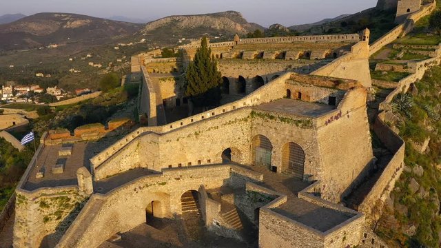 Fortress of Palamidi at Nafplion, Greece