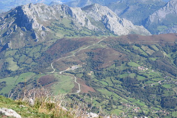 vista desde el Angliru, Asturias, Spain