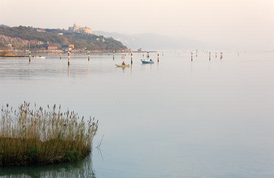 Coast Near Trieste, Italy, in a November Afternoon