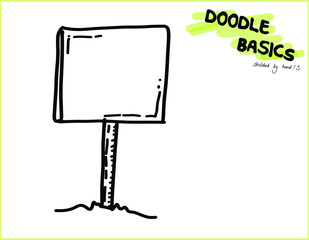 Doodle Sketchnote Template for Workshops, Seminar, Flipchart and Graphic Recording Signs Set