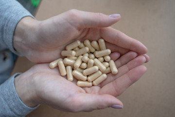 handful of pills