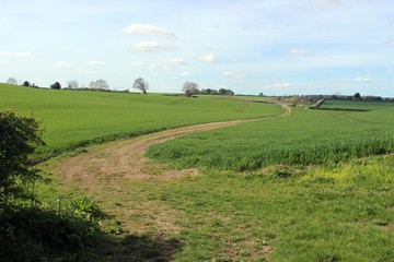 Looking north down Thorn Dale (south of Wetwang), East Riding of Yorkshire.
