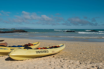 Kayak in Galapagos Islands