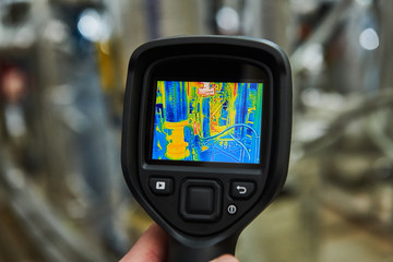 thermal imaging inspection of heating equipment