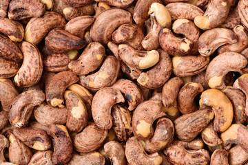 Cashews nut background