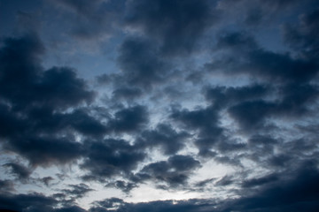 Fototapeta na wymiar storm clouds time lapse