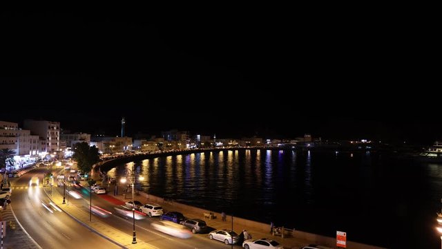 Mutrah Corniche timelapse of the Nightscape 