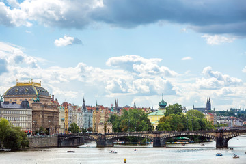 view of the city Prague