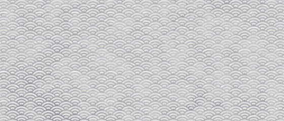 Fototapeta na wymiar Japanese traditional pattern.Wave pattern.Japanese background material. 背景：和柄 青海波 波 海 和 和風 壁紙 テクスチャー