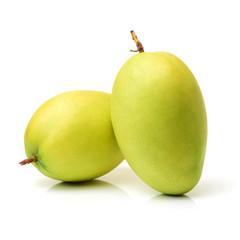 mangos on a white background 