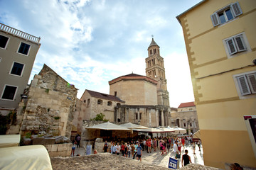 Croatia Split Old town adriatic sea