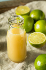 Raw Organic Fresh Lime Juice