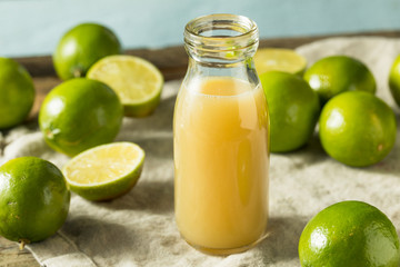 Raw Organic Fresh Lime Juice