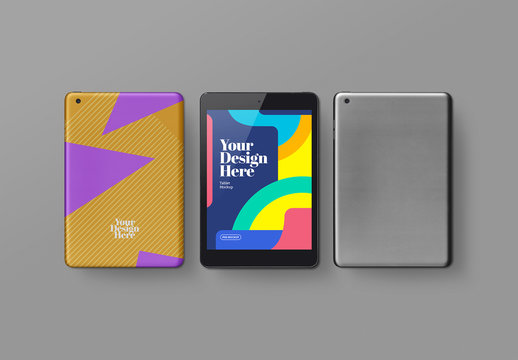 Tablets and Cases Mockup