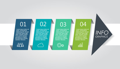 Infographic design template with place for your data. Vector illustration.