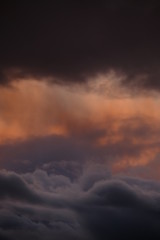 Sky air clouds Blue rain