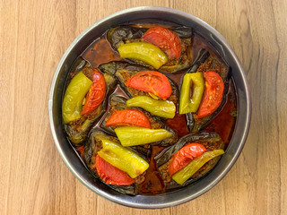 A tray on a wooden floor a tray Split Belly Recipe dish on a wooden floor dish