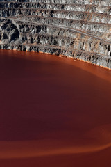 industrial iron mine