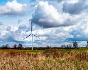 wind turbines farm