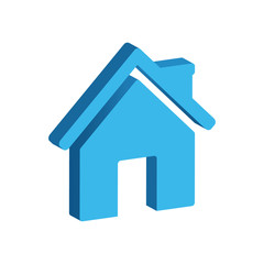  House icon. home isometric vector ICON