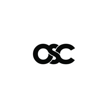 osc letter original monogram logo design