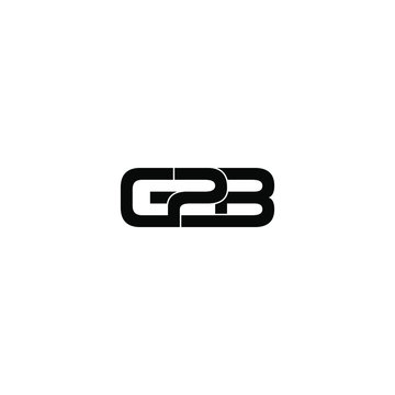 g2b letter original monogram logo design