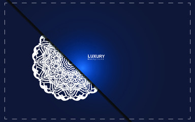 Luxury mandala pattern background with arabesque
