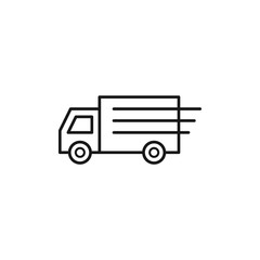 Truck icon vector design. delivery service symbol.