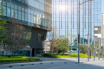 Obraz premium Modern architecture in Chinese cities..