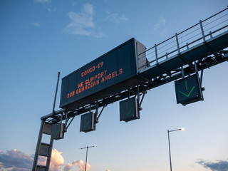 Champlain bridge sign 