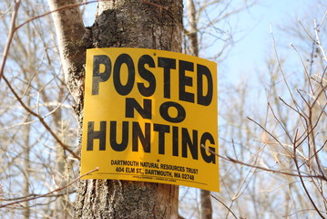 Posted: No Hunting 