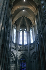 Fototapeta premium Iglesia por dentro, Catedral de la plata en argentina, religión