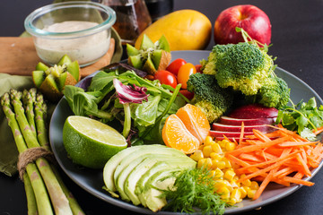 fruit and vegetable salad