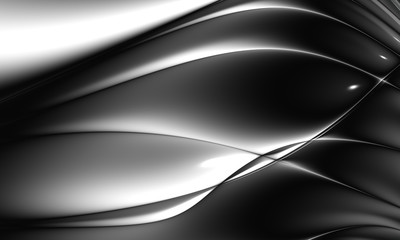 Black and white beauty volumetric background, simple tech, business background