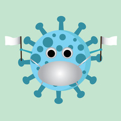 Corona virus character illustrations are suitable for ads, emoticons, icons, logos and there is still much
you can do with it.