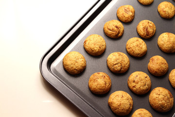 Homemade chocolate chip cookies