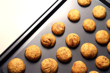Homemade chocolate chip cookies
