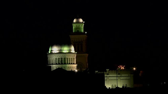 Fireworks in Tripoli
