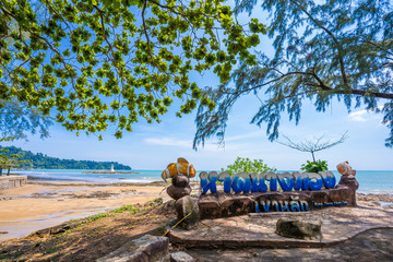 no people on Nang Thong Beach in Khaolak