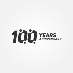 100 Years Anniversary Vector Design